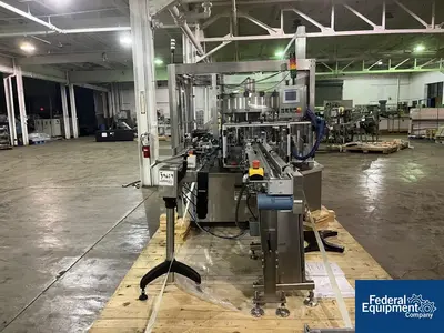 USED Quadrel Quadrel Wrap Around Labeler, Model Rotary