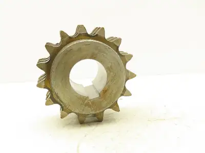 #100 Roller Chain 15-Tooth Triple Sprocket 3-Strand 1-1/4" Pitch 60mm Bore