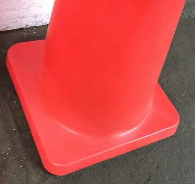 3129-700 LOT of (6) Orange & Pink Oversized Traffic Safety Cones