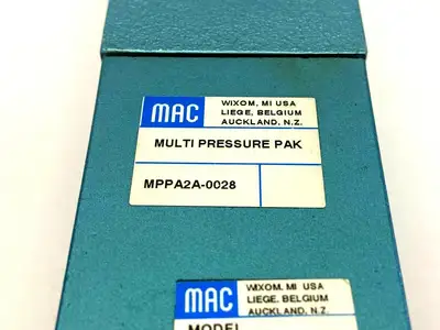 Used Mac Valves PRA2D-4FBA Pump & Valve Parts Michigan US | Maverick Industrial Sales #1468151