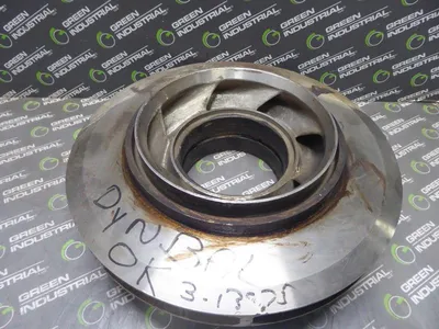 Lot of 2 Unbranded Impellers 1st Stage and 2nd through 8th Stage 5 Vanes Used