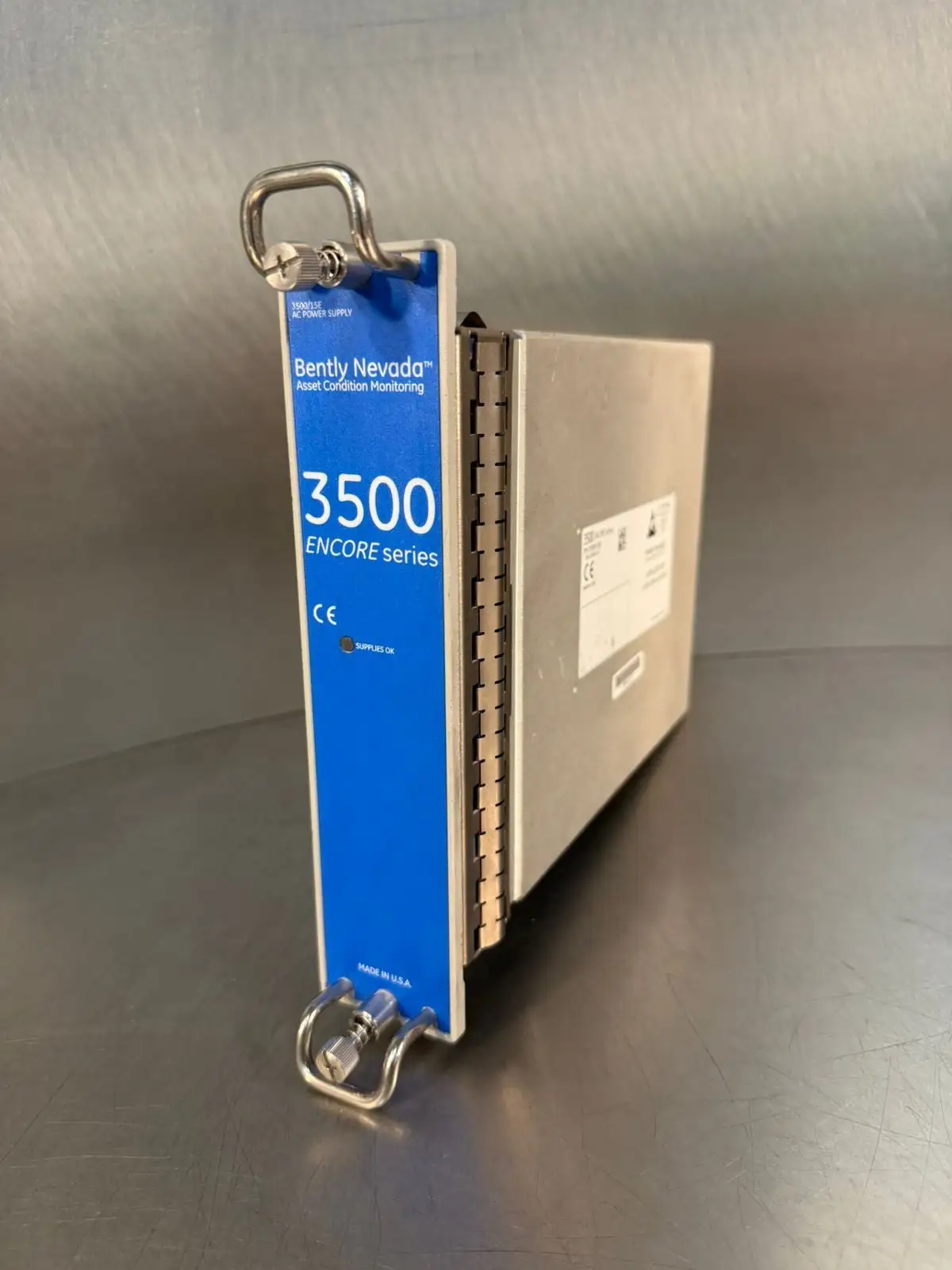 Bently Nevada 3500/15E AC Power Supply Encore Series 3500 / 15E (8.3.3)