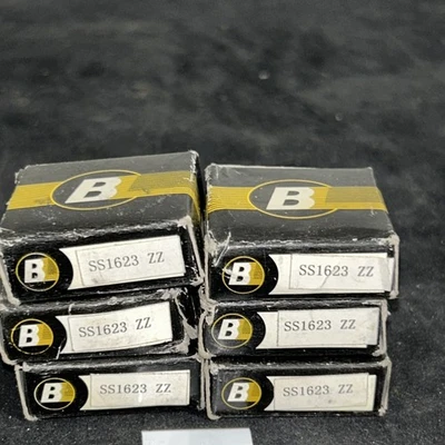 (6) Tritan Ss1623 Zz  Radial Ball Bearing,Ss,0.625In Bore Dia Fast Shipping!