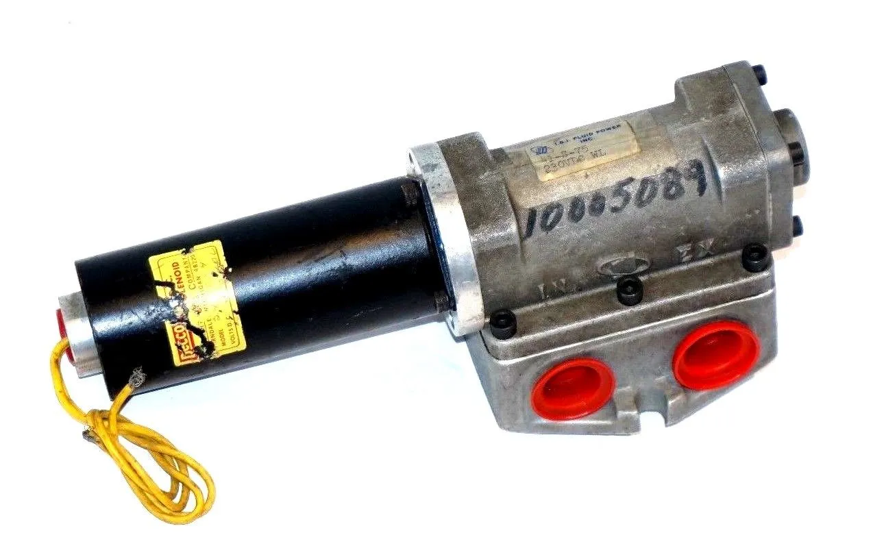 NEW ISI FLUID POWER INC. 41-S-75 VALVE WITH DECCO 24-1044 COIL 41S75, 241044