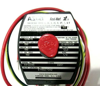 NEW ASCO EV8327G42 SOLENOID VALVE 120/50-60