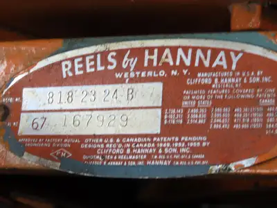 Hannay Reels Retractable Industrial Air Hose Reel 1/2" Lot Of 5