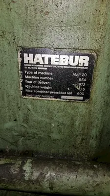 USED 1972 HATEBUR AMP-20
