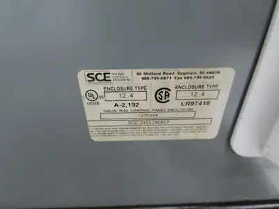 SCE SCE-24EL2408LP Industrial Electrical Enclosure With Backplate 24x24x8"