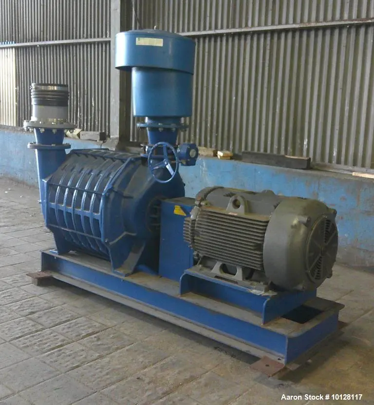 Used National Turbine 7-Stage Centrifugal Blower | 200 HP High Pressure Industrial Blower