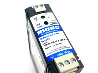 USED AUTOMATION DIRECT RHINO DC TO DC CONVERTER, INDUS. POWER SUPPLY