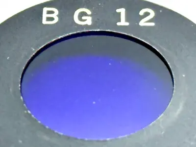 BG 12 | Olympus  Filter Dark Blue for Microscopes - Used