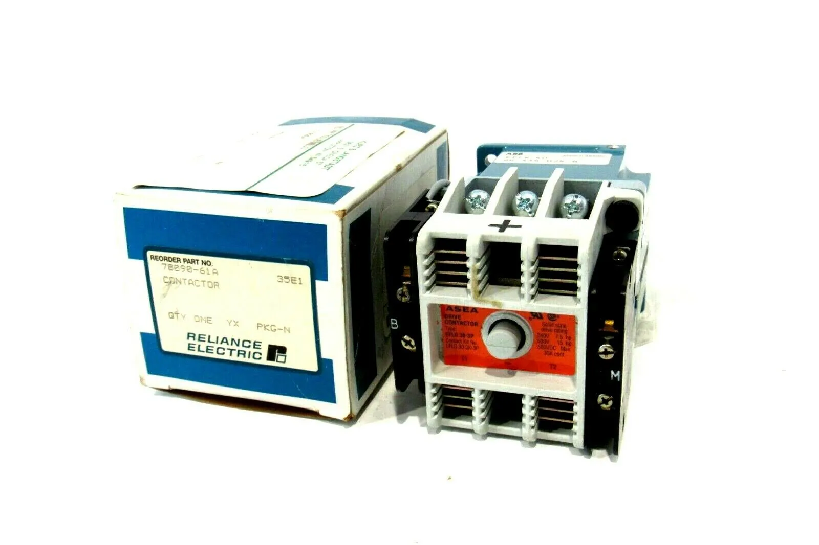 NEW ABB / RELIANCE ELECTRIC 78090-61A CONTACTOR 7809061A