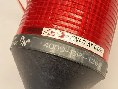 USED SCC LED STACK LIGHT RED .05A 120VAC