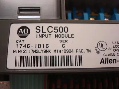 Allen Bradley 1746-IB16/C SLC 500 Input Module Used