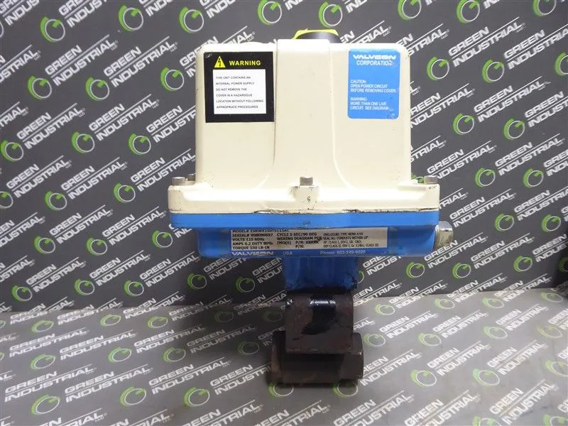 Valvcon ESRWX150TS115AC Electric Actuator Reversing Operation Duty 80% Used