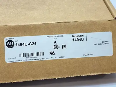 USED ALLEN-BRADLEY SER A CABLE MECHANISM 4FT FOR 200A SWITCH