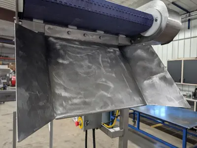 SS Incline Plastic Belt Conveyor