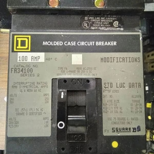 Used Square D FA34100 Misc Industrial Equipment Texas US | ISP Equipment Group #1318874