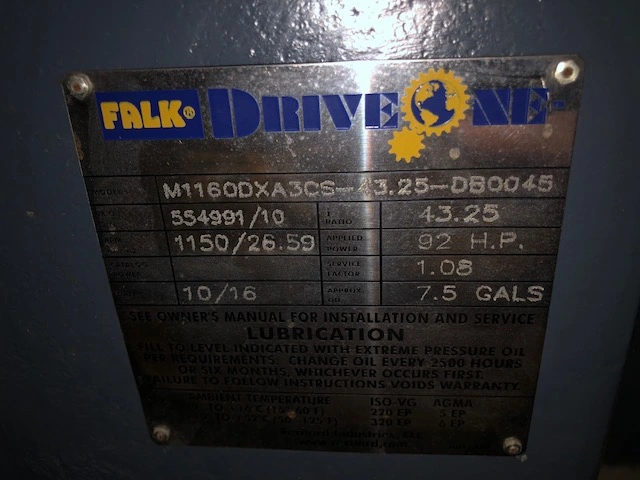 Used Falk M1160DXAA3CS-43.25-DB0045 Gearboxes Minnesota US | Peak Machinery, Inc. #285463