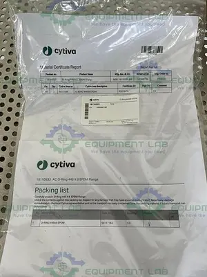 NEW LOT OF 2 - CYTIVA / BPG 18110533 O - RING / GASKET 446 X 6 EPDM FLANGE