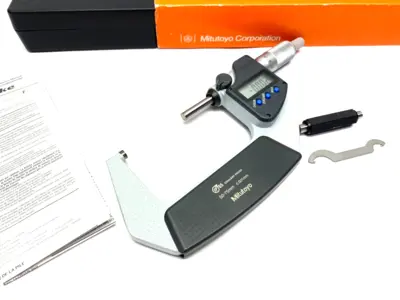USED MITUTOYO QUANTUMIKE DIGIMATIC MICROMETER COOLANT-PROOF MDC-75PX