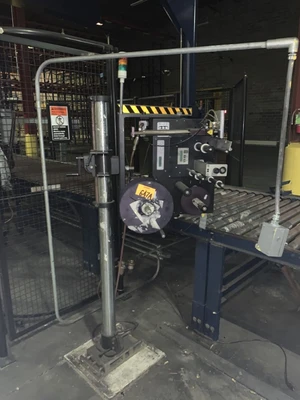 ID Technology Pressure Sensitive Labeler on Adjustable Stand