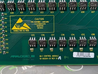Analogic 10-60204-01 MLC Control Module Main Board Rev. 01A Used