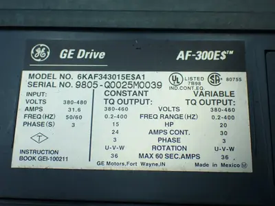 USED GENERAL ELECTRIC 6KAF343015E$A1