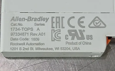 Allen-Bradley 1734-OB4 Ser.C / 1734-TOPS. PLC Output Module. 3B-18