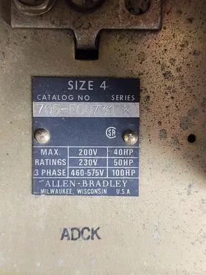 USED ALLEN-BRADLEY 705-EOD731