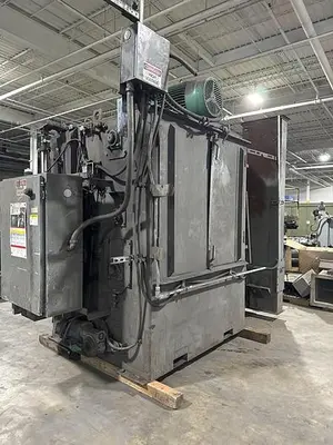 USED 2004 DELONG SUPER 14 RUBBER BELT SHOT BLAST MACHINE