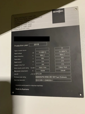 USED 2018 BYSTRONIC BYSMART FIBER 3015