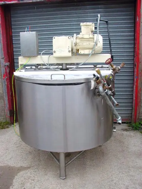 560L S/S Jktd Scraped Anchor Mixer