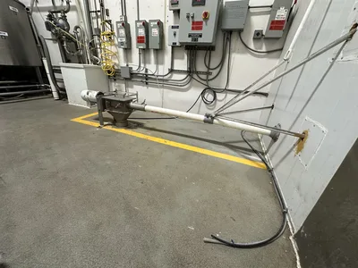 USED FLEXICON BULK-OUT BBF BULK BAG DISCHARGE FLEXIBLE SCREW CONVEYOR