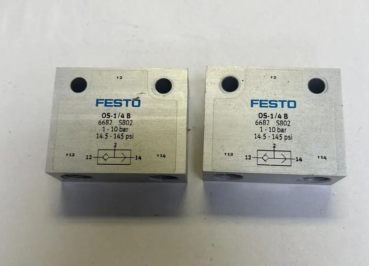 Used FESTO OS-1/4B Pump & Valve Parts | Surplus Asset Holdings #1218957