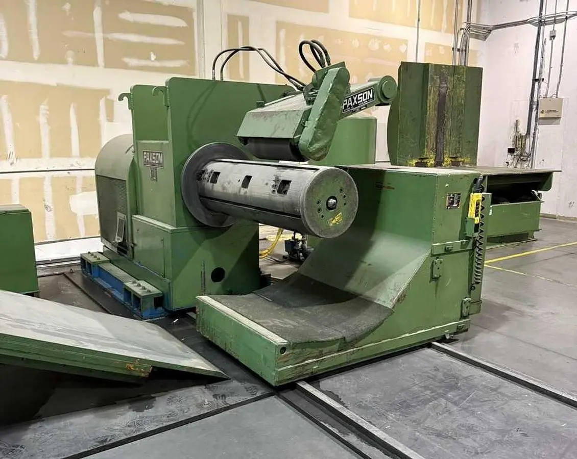 60” x 0.135” x 40,000 Lbs Paxson Cut To Length Line