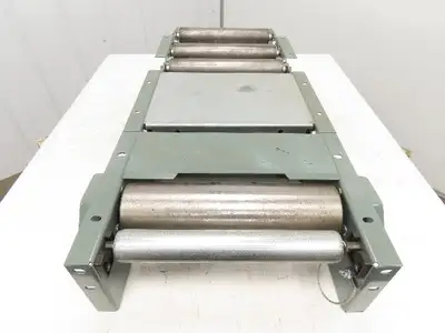 Hytrol 15" Belt-Over Conveyor Incline to Horizontal Nose-Over Transition 41" Leg