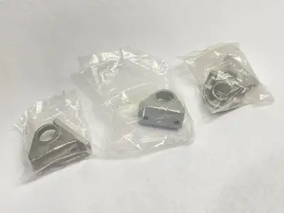 RHC-L020 | SMC  Pneumatic Cylinder Foot Bracket LOT OF 3 - New