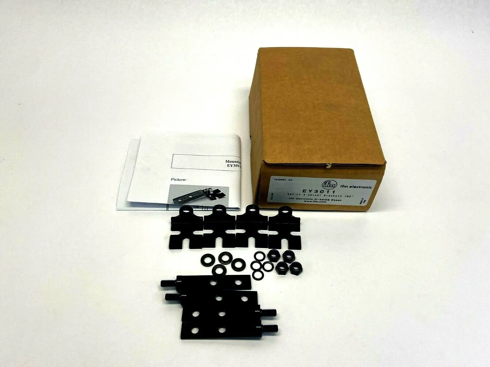 EY3011 | ifm  Rotatable Angle Brackets for Safety Light Curtains SET OF 4 - New