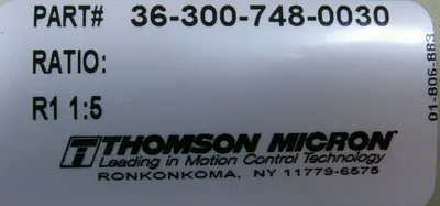 NEW THOMSON MICRON 36-300-748-0030 POSITION TRANSDUCER 363007480030