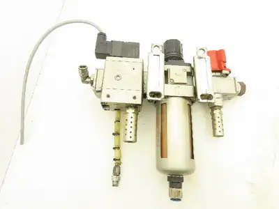 SMC AW40-04CE Filter Regulator With Soft Start Valve And 3 Port Lock Out Valve