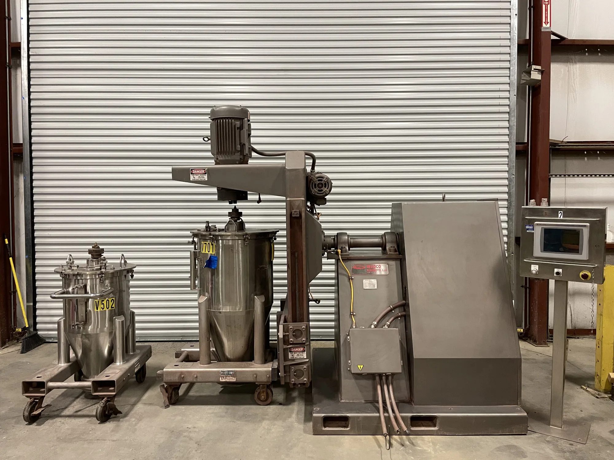 Readco / Kurimoto CBM 2010 Process Tank Batch Mixer/Mixing System 25HP 3PH