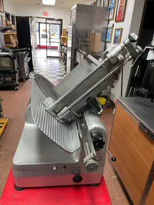 Used Hobart Used Hobart Automatic Meat Cheese Deli Slicer Model 1712R 120V Slicers / Dicers / Cutters Illinois US | Falcon Restaurant Supply #1376091