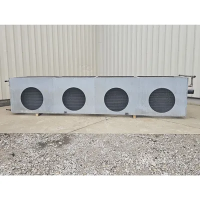 Used Krack Corp Air-Cooled Evaporator Coil Refrigeration Heat Exchanger