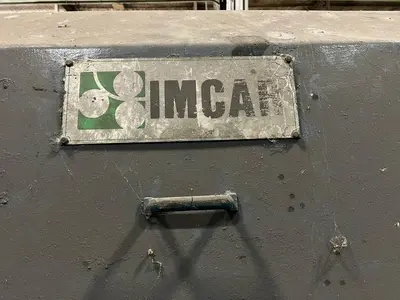 12' X 1" IMCAR MODEL 4RH 30/7 4 ROLL DOUBLE INITIAL PINCH HYDRAULIC PLATE ROLL. STOCK # 1156422