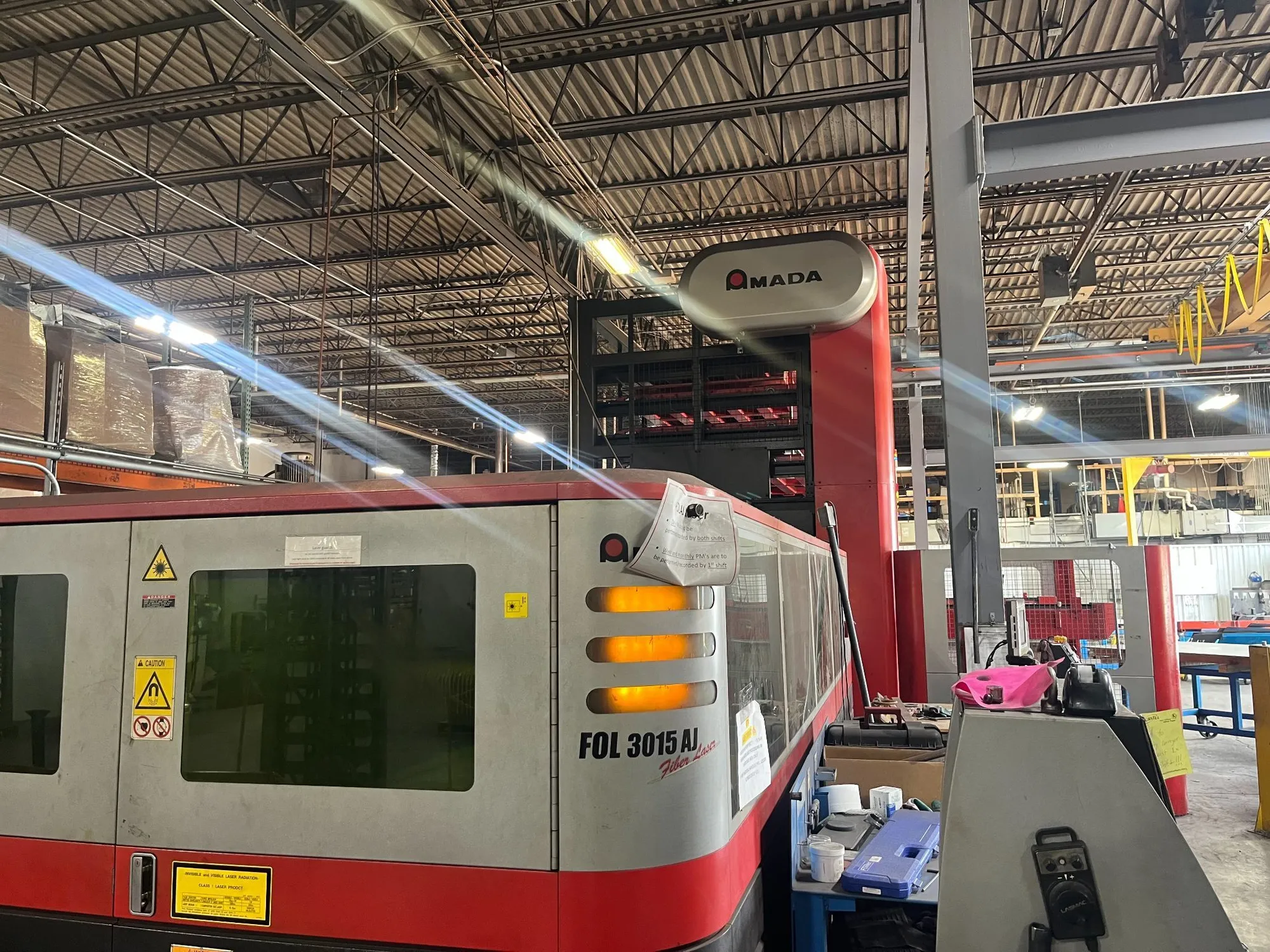 USED 2012 AMADA FOL3015AJ