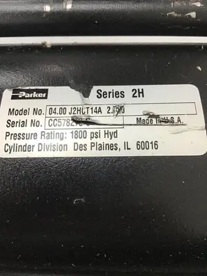 USED PARKER 04.00 J2HCT14A 2.50