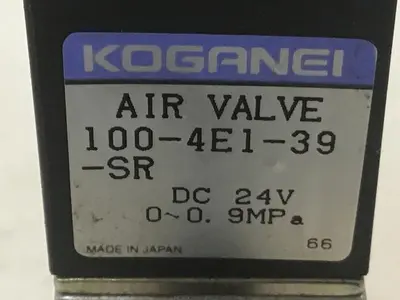 Used KOGANEI 100-4E1-39-SR Valves/Fittings Michigan US | Ideal Machinery #1318639