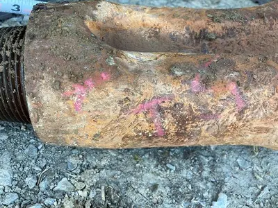 Used AFTERMARKET 5-3/4" DIAMETER "SHORT" CHISEL BIT Tool Bits Pennsylvania US | East West Machinery & Drilling #1417165