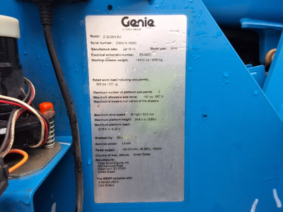 USED 2015 Genie Z-30/20N RJ